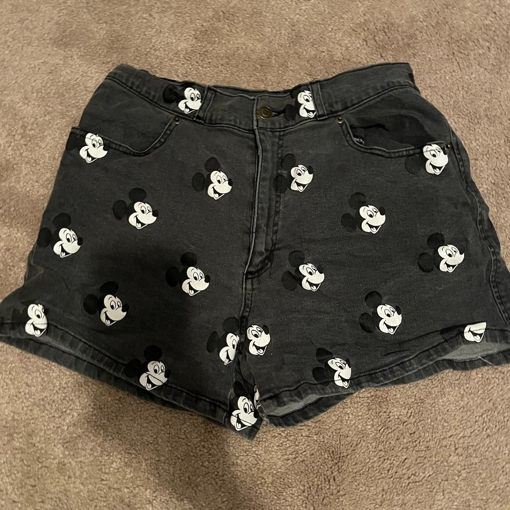 Cakeworthy-Disney 100- Mickey Mouse Denim Shorts